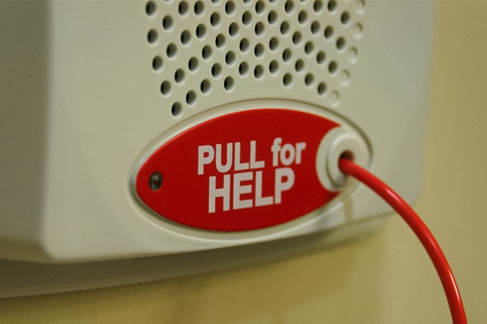 Pull for help cord