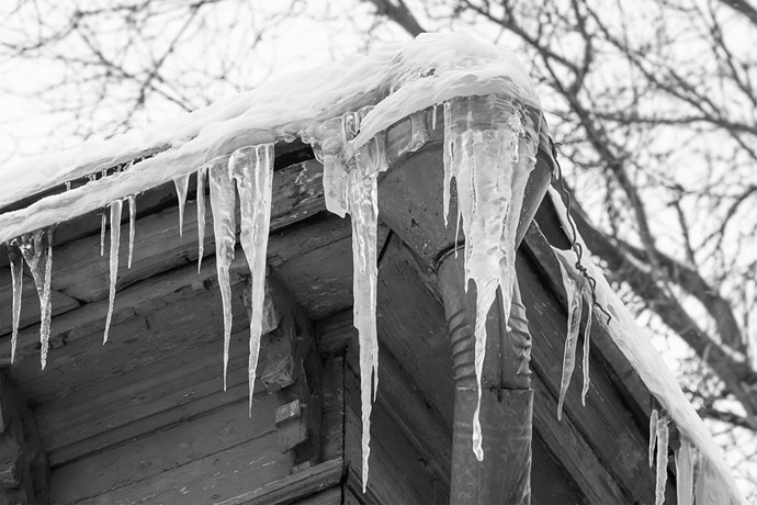 Frozen Gutters